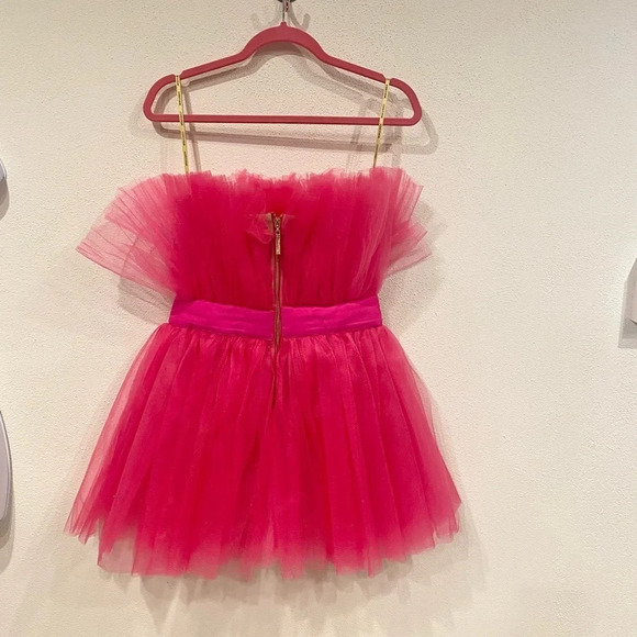 NWT Bronx and Banco Anna Strapless Tulle Mini Dress Size Large - Picture 4 of 4